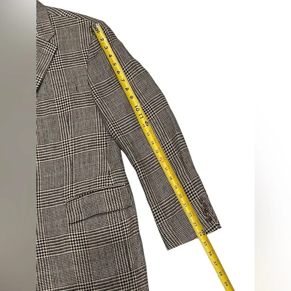 Ralph Lauren Mens Houndstooth Plaid Sportcoat Blazer Jacket 42 R